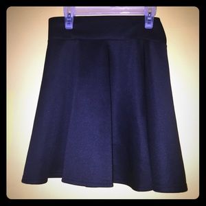 Black business casual skirt
